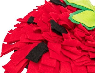 Trixie - Snuffelmat Aardbei Rood (40x33 cm) - Bivakshop