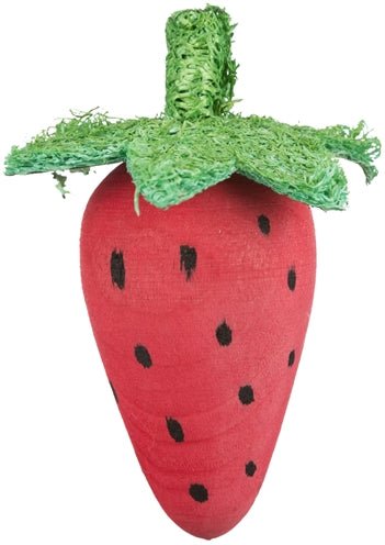 Trixie - Speelbal Set Biet & Aardbei - Hout & Loofah (6 / 9 cm) - Bivakshop