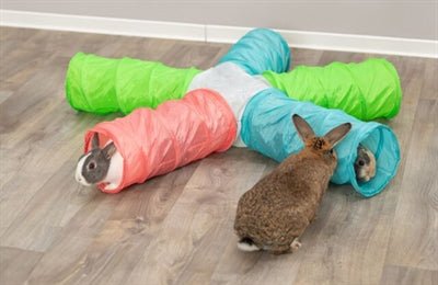 Trixie - Speeltunnel Met 5 Gangen - Uitbreidbaar (47x18x18 cm) - Bivakshop