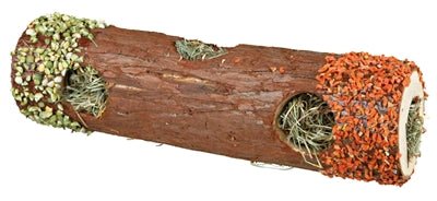 Trixie - Tunnelbuis Met Hooi - Hibiscus, Wortel & Erwt (20 cm & 30 cm) - Bivakshop