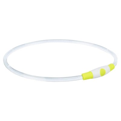 Trixie – USB Flash Light Halsband Groen (40 cm & 65 cm) – Oplaadbaar – 200 m Zichtbaarheid - Bivakshop