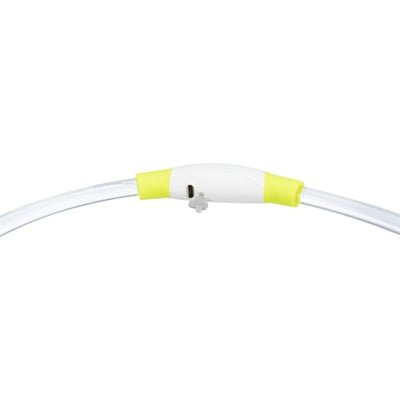 Trixie – USB Flash Light Halsband Groen (40 cm & 65 cm) – Oplaadbaar – 200 m Zichtbaarheid - Bivakshop