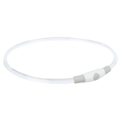 Trixie – USB Flash Light Halsband Multikleur (40 cm & 65 cm) – Oplaadbaar – 200 m Zichtbaarheid - Bivakshop