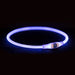 Trixie – USB Flash Light Halsband Multikleur (40 cm & 65 cm) – Oplaadbaar – 200 m Zichtbaarheid - Bivakshop