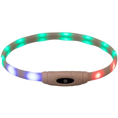 Trixie – USB Lichtgevende Halsband Hond (65 cm & 70 cm) – Oplaadbaar – 500 m Zichtbaarheid - Bivakshop