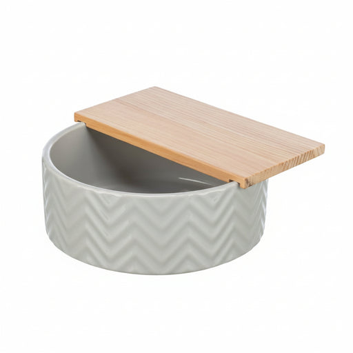 Trixie - Zandbad Met Platform Muizen/Hamsters - Keramiek/Hout 20x20 cm / 21x8 cm - Bivakshop