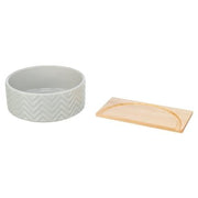 Trixie - Zandbad Met Platform Muizen/Hamsters - Keramiek/Hout 24x24 cm/25x9 cm - Bivakshop