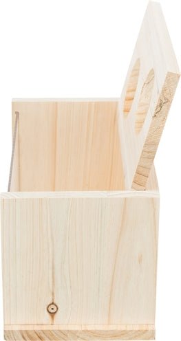 Trixie - Zandbad Voor Muizen / Hamsters - Houten Observatiebad (20x12x12 cm) - Bivakshop