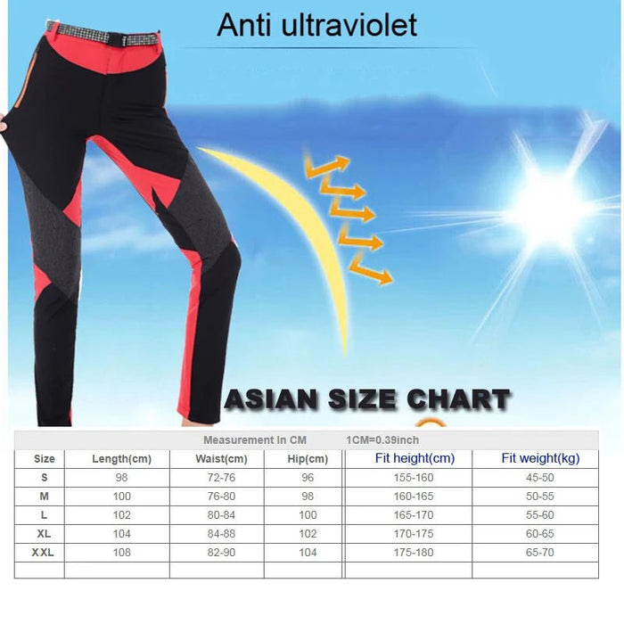 TRVLWEGO dames outdoor broek - Sneldrogend, winddicht & UPF50+ zonnebescherming - Bivakshop