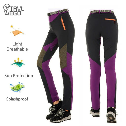 TRVLWEGO dames outdoor broek - Sneldrogend, winddicht & UPF50+ zonnebescherming - Bivakshop