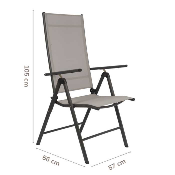 Tuinstoelen Set Santiago – Weerbestendig – Comfortabel & Modern - Bivakshop