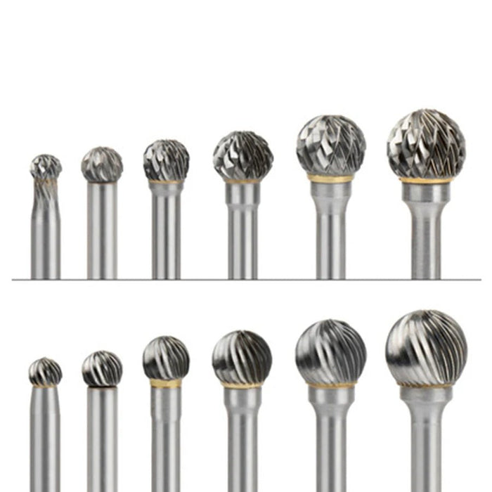 Tungsten carbide rotatiefrees – D/DX - type bolkop voor metaal - en houtbewerking - Bivakshop