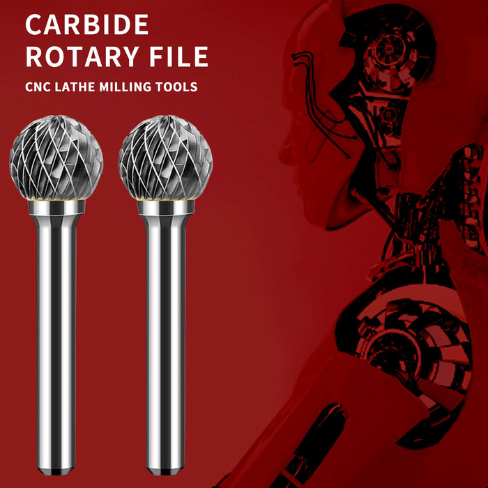 Tungsten carbide rotatiefrees – D/DX - type bolkop voor metaal - en houtbewerking - Bivakshop