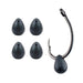 Tungsten Hook Beads (10x) – 0,4g Pinpoint Balancing - Bivakshop