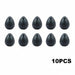Tungsten Hook Beads (10x) – 0,4g Pinpoint Balancing - Bivakshop