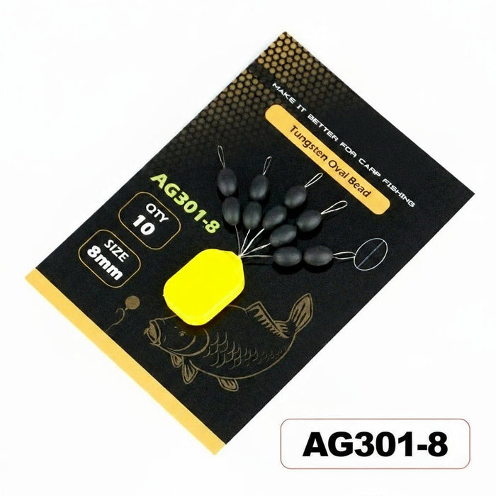 Tungsten Sinkers Set – Voor de Perfecte Rig Balancing (4/6/8 mm) - Bivakshop