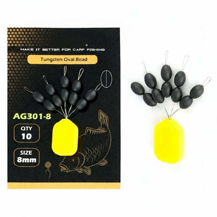 Tungsten Sinkers Set – Voor de Perfecte Rig Balancing (4/6/8 mm) - Bivakshop
