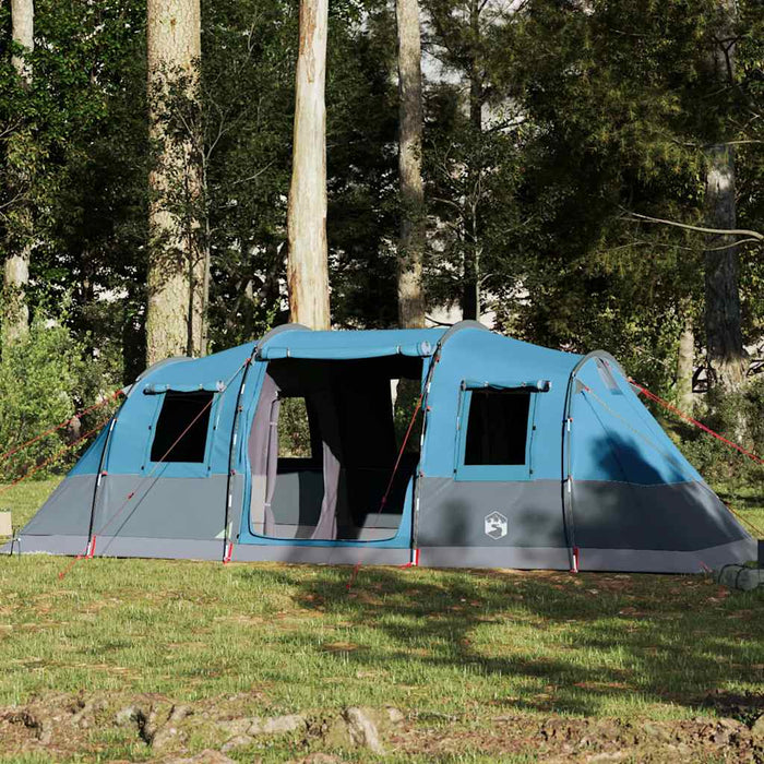 Tunneltent – Waterdichte tent – Blauw – Ruim ontwerp – 4 of 6 Personen - Bivakshop