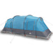 Tunneltent – Waterdichte tent – Blauw – Ruim ontwerp – 4 of 6 Personen - Bivakshop