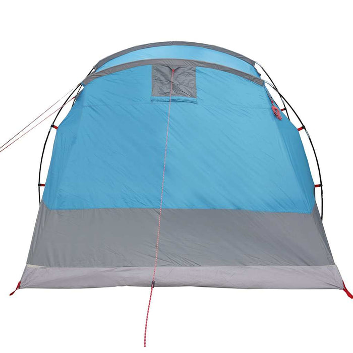 Tunneltent – Waterdichte tent – Blauw – Ruim ontwerp – 4 of 6 Personen - Bivakshop