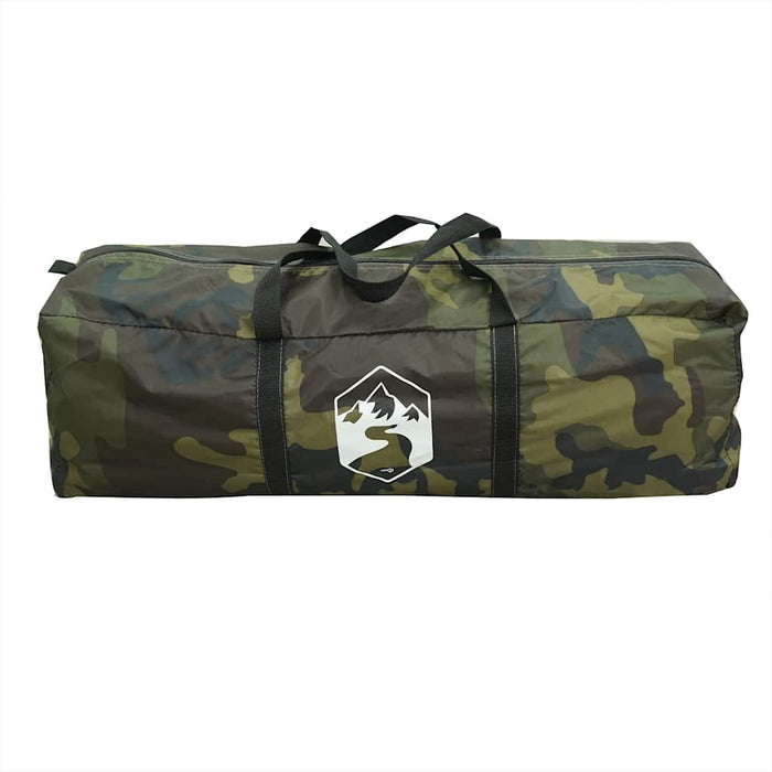 Tunneltent – Waterdichte tent – Camouflage – Ruim ontwerp – 4 of 6 Personen - Bivakshop
