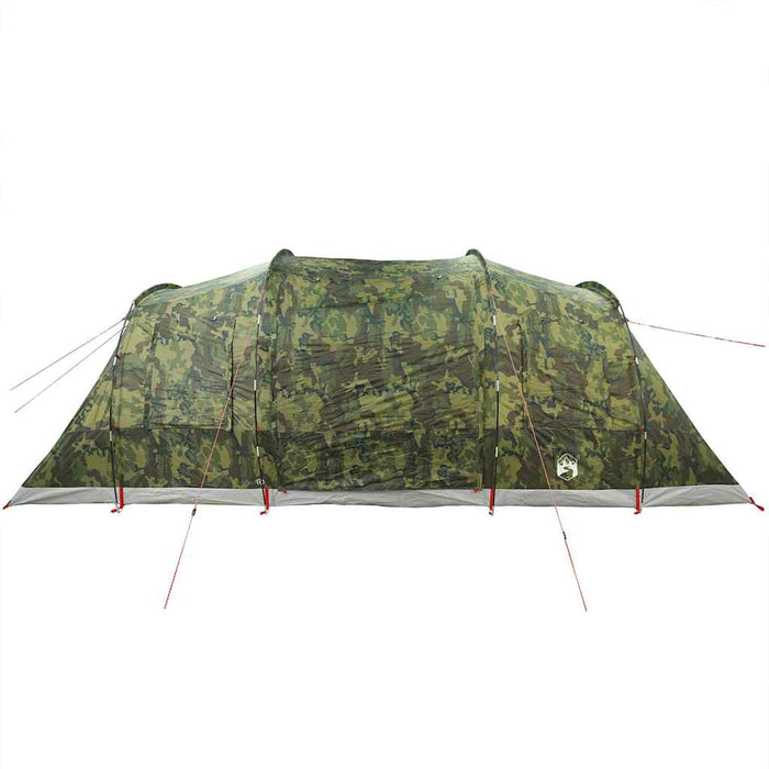 Tunneltent – Waterdichte tent – Camouflage – Ruim ontwerp – 4 of 6 Personen - Bivakshop