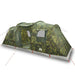 Tunneltent – Waterdichte tent – Camouflage – Ruim ontwerp – 4 of 6 Personen - Bivakshop