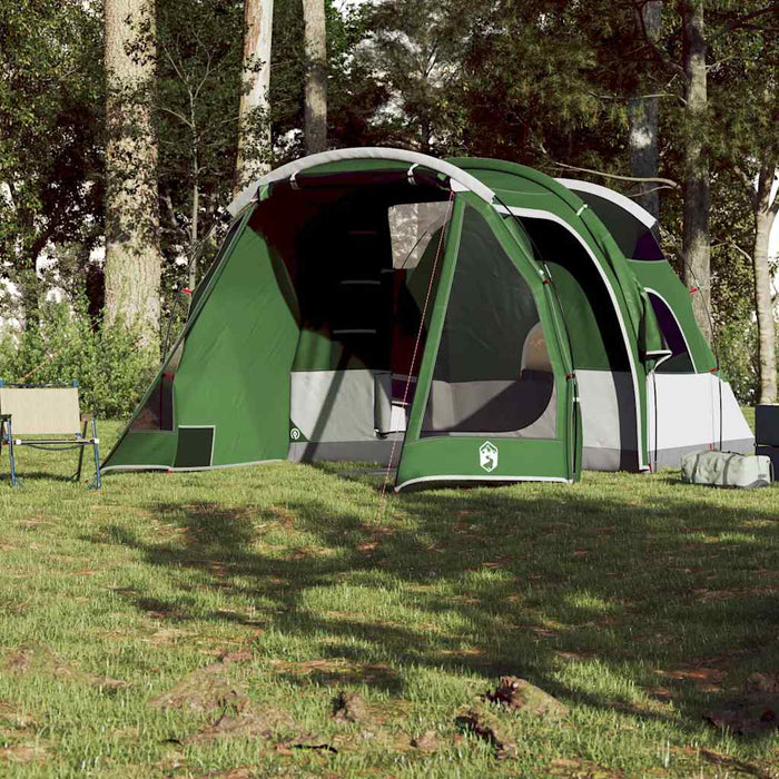 Tunneltent – Waterdichte tent – Groen – Ruim ontwerp – 4 of 6 Personen - Bivakshop