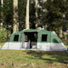 Tunneltent – Waterdichte tent – Groen – Ruim ontwerp – 4 of 6 Personen - Bivakshop