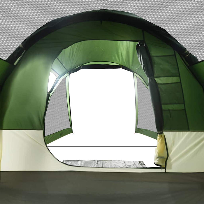 Tunneltent – Waterdichte tent – Groen – Ruim ontwerp – 4 of 6 Personen - Bivakshop