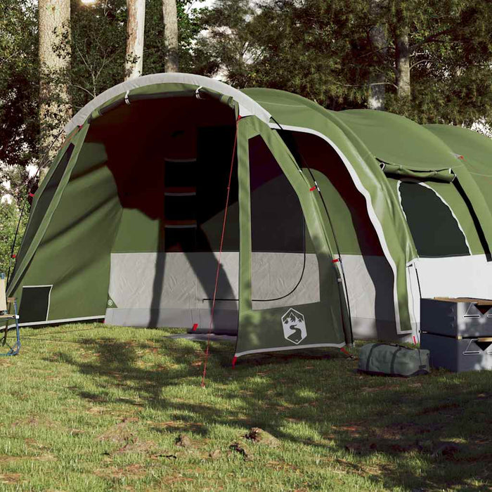 Tunneltent – Waterdichte tent – Groen – Ruim ontwerp – 4 of 6 Personen - Bivakshop