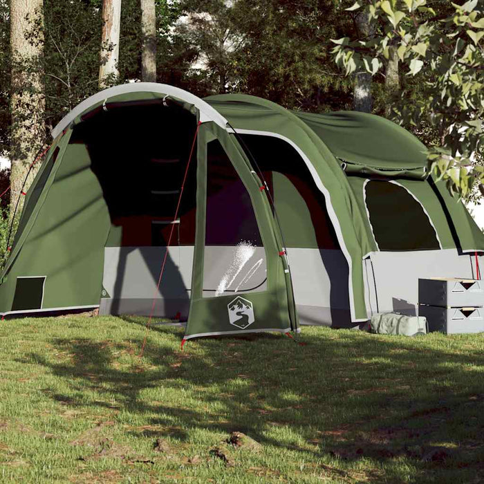 Tunneltent – Waterdichte tent – Groen – Ruim ontwerp – 4 of 6 Personen - Bivakshop