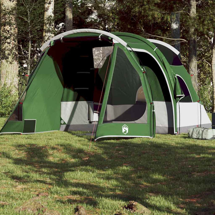 Tunneltent – Waterdichte tent – Groen – Ruim ontwerp – 4 of 6 Personen - Bivakshop