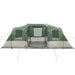 Tunneltent – Waterdichte tent – Groen – Ruim ontwerp – 4 of 6 Personen - Bivakshop
