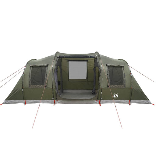 Tunneltent – Waterdichte tent – Olijfgroen – Ruim ontwerp – 4 of 6 Personen - Bivakshop