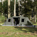 Tunneltent – Waterdichte tent – Olijfgroen – Ruim ontwerp – 4 of 6 Personen - Bivakshop