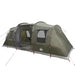 Tunneltent – Waterdichte tent – Olijfgroen – Ruim ontwerp – 4 of 6 Personen - Bivakshop