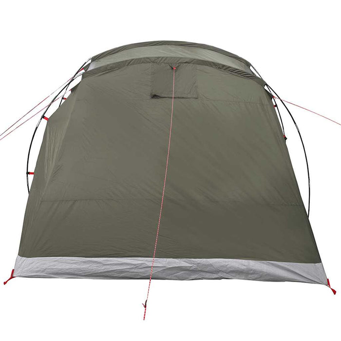 Tunneltent – Waterdichte tent – Olijfgroen – Ruim ontwerp – 4 of 6 Personen - Bivakshop