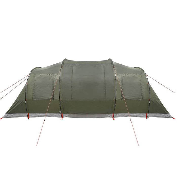 Tunneltent – Waterdichte tent – Olijfgroen – Ruim ontwerp – 4 of 6 Personen - Bivakshop