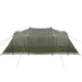 Tunneltent – Waterdichte tent – Olijfgroen – Ruim ontwerp – 4 of 6 Personen - Bivakshop