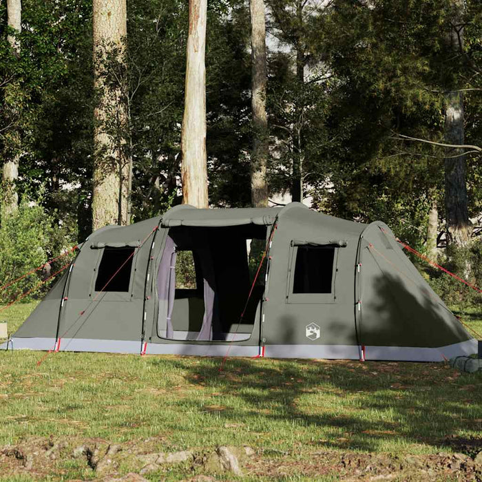 Tunneltent – Waterdichte tent – Olijfgroen – Ruim ontwerp – 4 of 6 Personen - Bivakshop