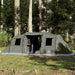 Tunneltent – Waterdichte tent – Olijfgroen – Ruim ontwerp – 4 of 6 Personen - Bivakshop