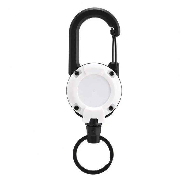 Uittrekbare sleutelhouder met karabijnhaak – Compact en anti - verlies ontwerp voor camping en dagelijks gebruik - Bivakshop