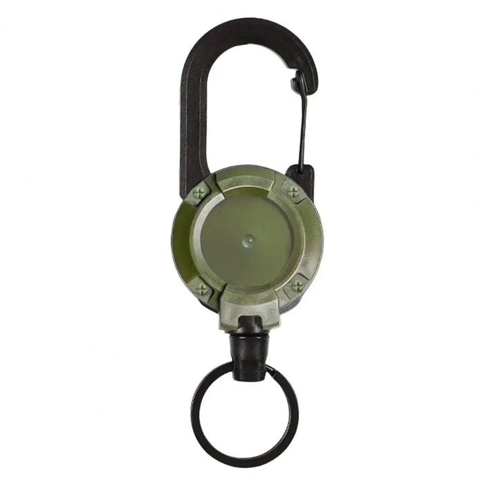Uittrekbare sleutelhouder met karabijnhaak – Compact en anti - verlies ontwerp voor camping en dagelijks gebruik - Bivakshop
