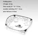 Ultra Light opvouwbaar outdoor servies – Compacte schalen, Borden & Koffiefilters – Multi - inzetbaar & Draagbaar - Bivakshop