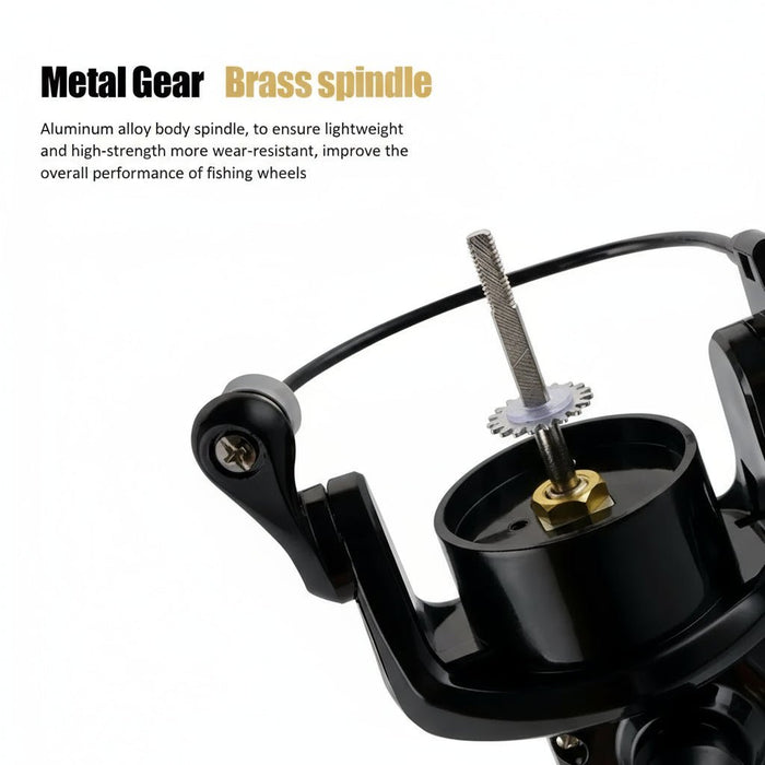 Ultra - Light Spinning Reel (500/800) – 5.2:1 High - Speed & 5KG Max Drag - Bivakshop