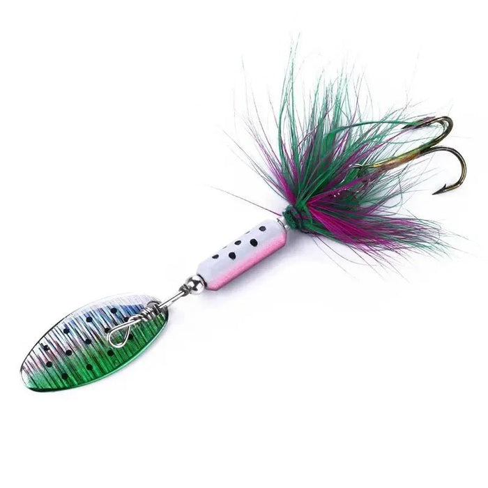 Ultra - Light VIB Lure (3,5g) – Micro Kunstaas met Flashy Feather - Bivakshop
