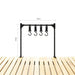 Ultralicht opbergrek voor outdoor – Aluminium tafelrek – Met haken voor servies & accessoires - Bivakshop