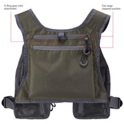 Ultralicht Vliegvisvest Bassdash FV08 – Chest Pack & Verstelbaar (Unisex) - Bivakshop
