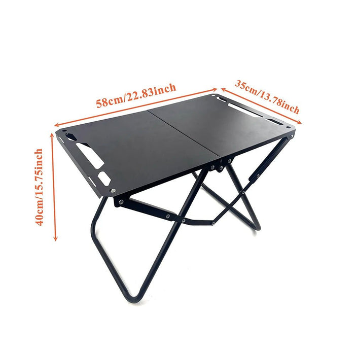 Ultralichte Opvouwbare Campingtafel – Aluminium – Compact & Draagbaar - Bivakshop